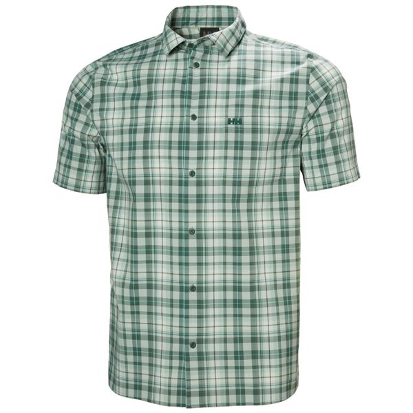 Koszula Helly Hansen Fjord Qd Ss 2.0. Zielone koszule Helly Hansen, na lato, m, bez wzorów, z materiału, bez kołnierzyka, bez ramiączek. Za 280.00 zł.
