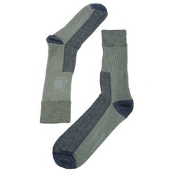 Skarpety myśliwskie Tagart Winter High Zielone wzmocnienia z Kevlaru. Zielone skarpety TAGART, bez wzorów. Za 69.00 zł.