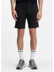 Hugo Boss Fashion Szorty dresowe w kolorze czarnym rozmiar: M. Czarne szorty Hugo Boss Fashion, m, bez wzorów, z dresówki. Za 293.59 zł.
