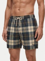 Barbour Szorty kąpielowe Staple MSW0065TN51 Zielony Regular Fit. Zielone kąpielówki Barbour, m, bez wzorów, z syntetyku. Za 289.99 zł.