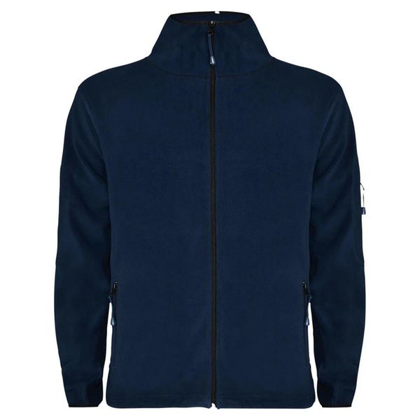 Męska Kurtka Luciane Z Mikropolaru. Niebieskie kurtki ROLY, na zimę, m, bez wzorów, bez kaptura. Za 115.99 zł.