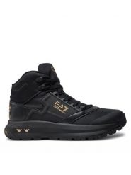 EA7 Emporio Armani Sneakersy X8Z036 XK293 U428 Czarny. Czarne buty sportowe casual EA7 Emporio Armani, bez wzorów, z materiału, bez zapięcia. Za 909.99 zł.