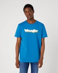 WRANGLER GRAPHIC TEE MĘSKI T-SHIRT KOSZULKA Z NADRUKIEM LOGO DEEP WATER W753EE69F 112331872. T-shirty Wrangler, l, bez wzorów, bez kołnierzyka, bez ramiączek. Za 69.99 zł.