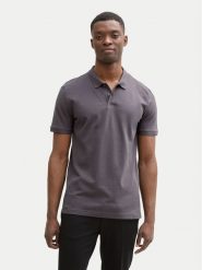 Tom Tailor Denim Polo 1045587 Szary Regular Fit. Szare koszulki polo TOM TAILOR DENIM, m, bez wzorów, z bawełny, bez kołnierzyka, bez ramiączek. Za 69.99 zł.