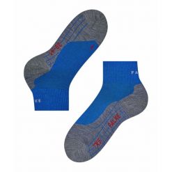 Skarpetki Falke TK5 Short. Niebieskie skarpety Falke, bez wzorów, z materiału. Za 156.50 zł.