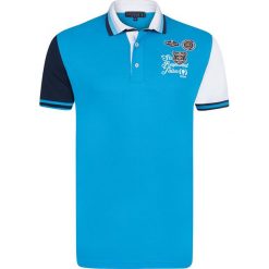 Koszulka polo "Pull Cart" w kolorze niebieskim. Koszulki polo marki Sir Raymond Tailor. W wyprzedaży za 173.95 zł.