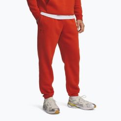 Spodnie treningowe męskie Under Armour Essential Fleece Joggers surplussurplus. Brązowe buty treningowe Under Armour, bez wzorów, na fitness i siłownię. Za 329.99 zł.
