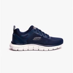Buty Skechers Męskie Niebieskie Sneakersy. Niebieskie buty sportowe casual Skechers, bez wzorów, z materiału, bez zapięcia. Za 209.00 zł.