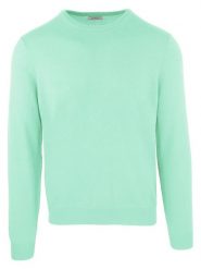 Malo Sweter w kolorze zielonym rozmiar: S. Zielone swetry nierozpinane Malo, s, z aplikacjami, z kaszmiru, bez kołnierzyka, bez ramiączek. Za 260.99 zł.