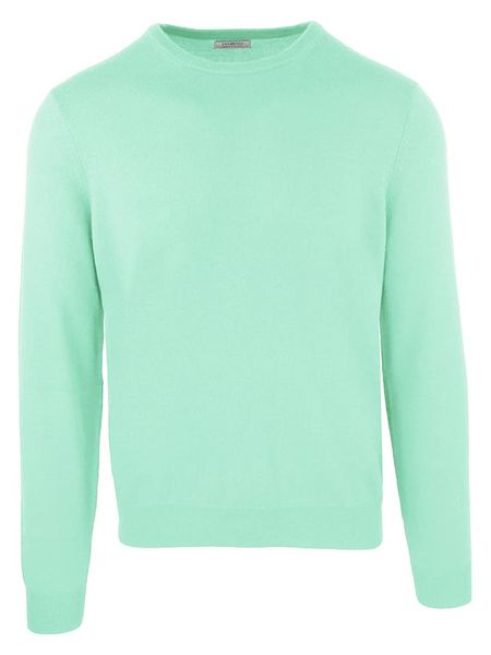 Malo Sweter w kolorze zielonym rozmiar: XL. Zielone swetry nierozpinane Malo, xl, z aplikacjami, z kaszmiru, bez kołnierzyka, bez ramiączek. Za 289.88 zł.