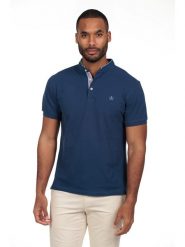 The Time of Bocha Koszulka polo w kolorze granatowym rozmiar: S. Niebieskie koszulki polo The Time of Bocha, s, bez wzorów, z bawełny, bez kołnierzyka, bez ramiączek. Za 104.99 zł.