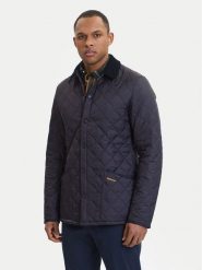 Barbour Kurtka przejściowa Heritage Liddesdale MQU0240NY92 Granatowy. Niebieskie kurtki Barbour, l, bez wzorów, z syntetyku, bez kaptura. Za 799.99 zł.
