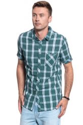 MĘSKA KOSZULA MATERIAŁOWA MUSTANG COLLIN CHECK SHIRT 1009559 11737. Koszule Mustang, m, bez wzorów, z materiału, bez kołnierzyka, bez ramiączek. W wyprzedaży za 59.99 zł.