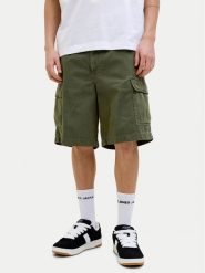 Jack&Jones Szorty materiałowe Karl 12269374 Zielony Loose Fit. Zielone szorty Jack&Jones, m, bez wzorów, z bawełny. Za 149.99 zł.