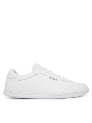 Guess Sneakersy FMTNIX LEA12 Biały. Białe buty sportowe casual Guess, z aplikacjami, ze skóry, bez zapięcia. Za 544.99 zł.
