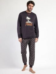 Peanuts Piżama "Star Wars" w kolorze czarnym rozmiar: XXL. Czarne piżamy Peanuts, xxl, bez wzorów, z bawełny, bez ramiączek. Za 165.99 zł.