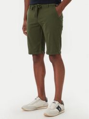 Beverly Hills Polo Club Szorty materiałowe P-SS26M-B476380 Zielony Regular Fit. Zielone szorty Beverly Hills Polo Club, m, bez wzorów, z bawełny. Za 279.99 zł.