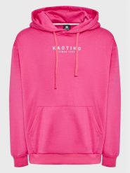Kaotiko Bluza Vancouver AK018-10-G002 Różowy Relaxed Fit. Czerwone bluzy Kaotiko, l, bez wzorów, z bawełny, bez kaptura. Za 219.99 zł.