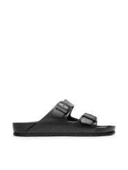 Birkenstock Klapki Arizona EVA 0129421 Czarny. Czarne klapki Birkenstock, z tworzywa sztucznego. Za 149.99 zł.