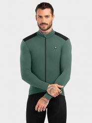 Siroko Kurtka kolarska "M4 Volta" w kolorze zielonym rozmiar: L. Zielone kurtki outdoor i hardshell SIROKO, l, bez wzorów, bez kaptura. Za 281.10 zł.