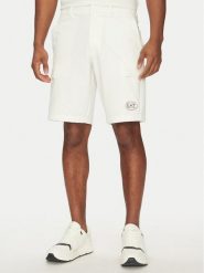EA7 Emporio Armani Szorty sportowe 7M000196 AF13554 U0005 Biały Regular Fit. Białe krótkie spodenki sportowe EA7 Emporio Armani, m, bez wzorów, z syntetyku. Za 479.99 zł.