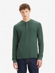 Levi's Sweter w kolorze zielonym rozmiar: M. Zielone swetry nierozpinane Levi's®, m, bez wzorów, bez kołnierzyka, bez ramiączek. Za 101.70 zł.