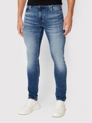 Guess Jeansy Chris M2YA27 D4Q42 Granatowy Super Skinny Fit. Niebieskie jeansy Guess, m. Za 309.99 zł.