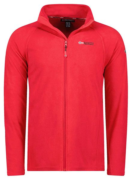 Geographical Norway Kurtka polarowa "Tug" w kolorze czerwonym rozmiar: XXL. Czerwone kurtki Geographical Norway, xxl, bez wzorów, z materiału, bez kaptura. Za 74.46 zł.