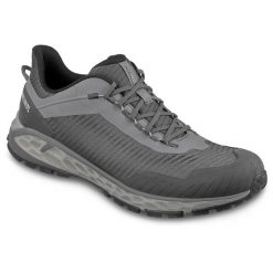 Buty sportowe męskie MEINDL Power Walker 4.2 Clima. Szare buty turystyczne MEINDL, bez wzorów, z gore-texu, bez zapięcia, trekkingowe, gore-tex. Za 849.90 zł.