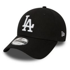 Czapka z daszkiem New Era MLB Los Angeles Dodgers. Czarne czapki z daszkiem New Era, bez wzorów, z poliesteru. Za 109.99 zł.