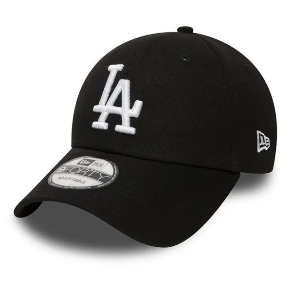 Czapka z daszkiem New Era MLB Los Angeles Dodgers. Czarne czapki z daszkiem New Era, bez wzorów, z poliesteru. Za 109.99 zł.