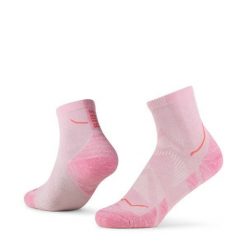 Skarpety BUFF Dryflx Quarter. Czerwone skarpety Buff, bez wzorów, z elastanu. Za 119.99 zł.