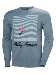 Helly Hansen Sweter "Quayside" w kolorze niebieskim rozmiar: S. Niebieskie swetry nierozpinane Helly Hansen, s, bez wzorów, z bawełny, bez kołnierzyka, bez ramiączek. Za 159.59 zł.