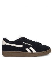 Reebok Sneakersy Club C Grounds 100033053 Czarny. Czarne buty sportowe casual Reebok, bez wzorów, ze skóry, bez zapięcia. Za 379.99 zł.