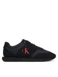 Calvin Klein Sneakersy Retro Runner Band Lth-Su HM0HM02212 Czarny. Czarne buty sportowe casual CALVIN KLEIN, bez wzorów, ze skóry, bez zapięcia. Za 449.99 zł.