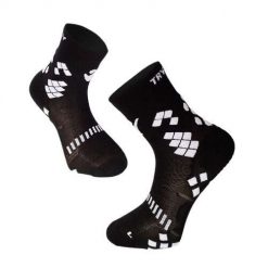 Skarpety uciskowe czarne. Czarne skarpety TRY TO FLY, bez wzorów. W wyprzedaży za 65.52 zł.