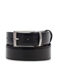 Gino Rossi Pasek Męski 3M2-005-AW23 Czarny. Czarne paski Gino Rossi, bez wzorów, ze skóry. Za 159.99 zł.