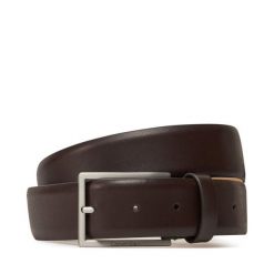 Pasek Męski Calvin Klein. Brązowe paski CALVIN KLEIN, bez wzorów. Za 199.99 zł.