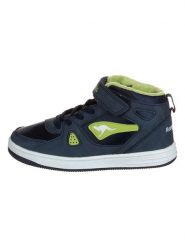 Kangaroos Sneakersy "K-CP Kalley II EV" w kolorze granatowo-limonkowym rozmiar: 35. Niebieskie buty sportowe casual Kangaroos, bez wzorów, z materiału, bez zapięcia. Za 127.65 zł.