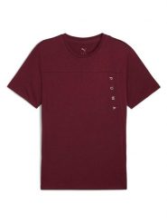 Puma Koszulka funkcyjna w kolorze czerwonym rozmiar: M. Czerwone t-shirty sportowe Puma, bez wzorów, z materiału, bez ramiączek, outdoorowe. Za 56.66 zł.