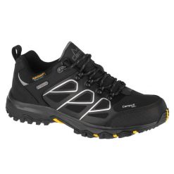 Buty trekkingowe męskie Campus Kamet. Czarne buty trekkingowe Campus, bez wzorów, z gumy, bez zapięcia, trekkingowe. Za 329.99 zł.