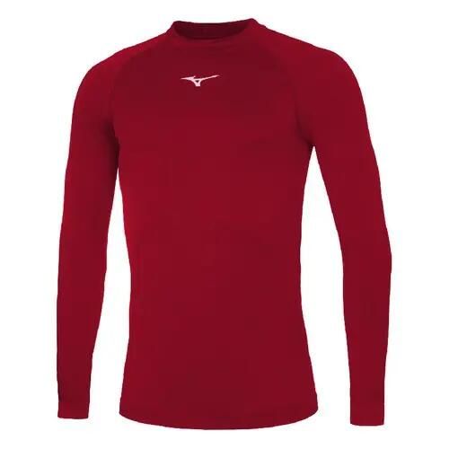 Podkoszulka z długim rękawem Mizuno Team Core underwear. Czerwone podkoszulki Mizuno, l, bez wzorów, z tkaniny, bez ramiączek. Za 177.50 zł.
