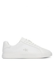 Calvin Klein Sneakersy Low Prof Cupsole Lth HW0HW03295 Biały. Białe buty sportowe casual CALVIN KLEIN, bez wzorów, ze skóry, bez zapięcia. Za 409.99 zł.