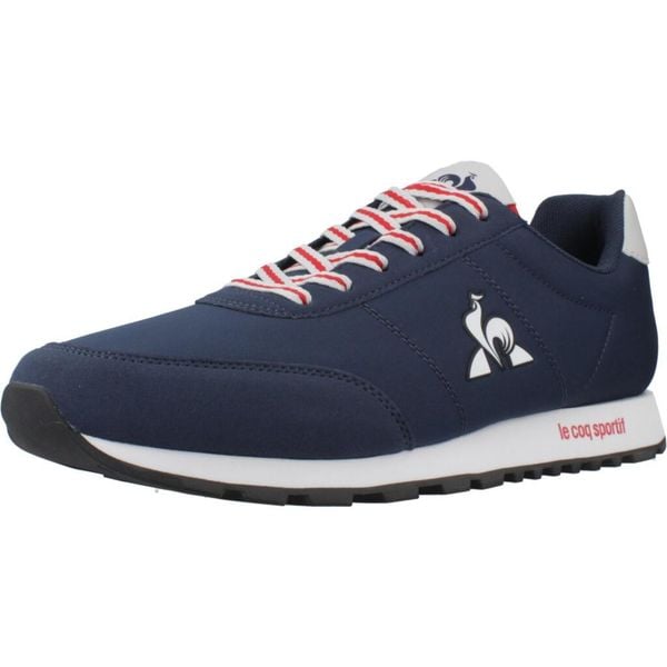 Buty LE COQ SPORTIF RACERONE_2 Niebieski. Niebieskie buty trekkingowe le coq sportif, bez wzorów, z syntetyku, bez zapięcia. Za 190.99 zł.
