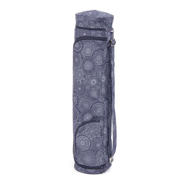 Bawełniana torba na matę do jogi Bodhi Asana Bag 70 - granatowy. Niebieskie torby na ramię BODHI, bez wzorów, z bawełny, na ramię, bez dodatków. Za 119.00 zł.