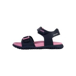 Sandały GEOX J SANDAL FUSBETTO GI Niebieski. Niebieskie sandały Geox, z syntetyku, bez zapięcia. Za 189.99 zł.