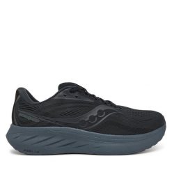 Buty do biegania Saucony. Czarne buty do biegania Saucony, bez wzorów, bez zapięcia, do biegania. Za 539.99 zł.