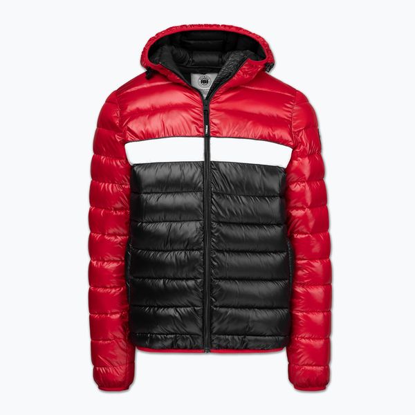 Kurtka zimowa męska Pitbull Shatto Quilted Hooded. Czerwone kurtki PITBULL, na zimę, l, bez wzorów, z materiału, bez kaptura. Za 279.99 zł.