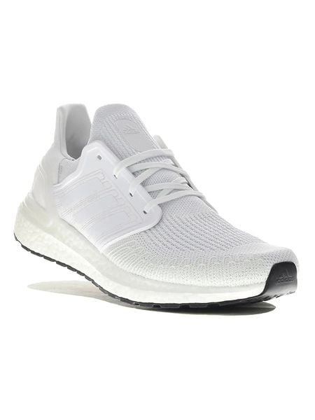 Adidas Buty "Ultraboost 20" w kolorze białym do biegania rozmiar: 44 2/3. Białe buty do biegania Adidas, bez wzorów, z materiału, bez zapięcia, do biegania. Za 327.87 zł.