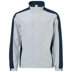 Kurtka wodoodporna Abacus Links. Niebieskie kurtki przeciwdeszczowe ABACUS, bez wzorów, bez kaptura. Za 633.00 zł.